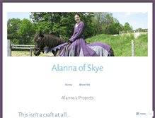 Tablet Screenshot of alannaofskye.wordpress.com