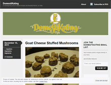 Tablet Screenshot of domestikating.wordpress.com