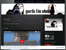 Tablet Screenshot of guerillafilmschooleu.wordpress.com