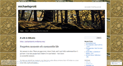 Desktop Screenshot of michaelsprott.wordpress.com