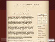 Tablet Screenshot of directoryfurniture.wordpress.com