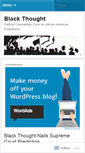 Mobile Screenshot of blackthoughtblog.wordpress.com