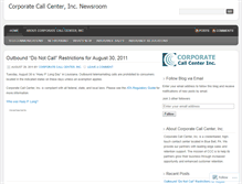 Tablet Screenshot of corporatecallcenter.wordpress.com