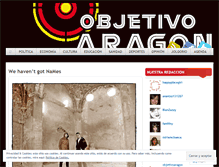 Tablet Screenshot of objetivoaragon.wordpress.com