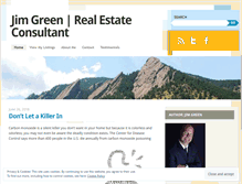 Tablet Screenshot of jimgreenrealestate.wordpress.com