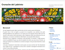 Tablet Screenshot of cronachedellabirinto.wordpress.com