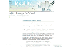 Tablet Screenshot of mobilitytomorrowsam.wordpress.com