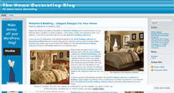 Desktop Screenshot of homedecoratingblog.wordpress.com