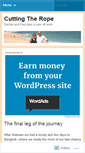 Mobile Screenshot of cuttingtherope.wordpress.com