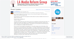 Desktop Screenshot of lamediareform.wordpress.com