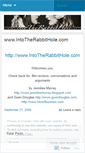 Mobile Screenshot of intotherabbitholes.wordpress.com