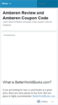 Mobile Screenshot of amberenreview.wordpress.com