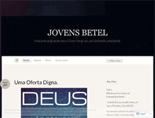 Tablet Screenshot of jovensdabetel.wordpress.com