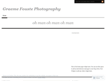 Tablet Screenshot of graemefouste.wordpress.com