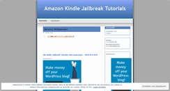 Desktop Screenshot of kindlejailbreak.wordpress.com