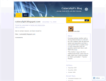 Tablet Screenshot of cutiecaliph.wordpress.com