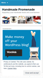Mobile Screenshot of handmadepromenade.wordpress.com