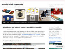 Tablet Screenshot of handmadepromenade.wordpress.com