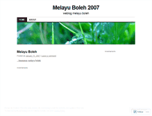 Tablet Screenshot of melayu2boleh.wordpress.com