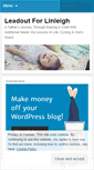 Mobile Screenshot of leadoutforlinleigh.wordpress.com