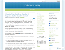 Tablet Screenshot of carlosweb2.wordpress.com