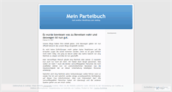 Desktop Screenshot of meinparteibuch.wordpress.com