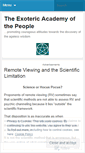 Mobile Screenshot of exotericacademy.wordpress.com