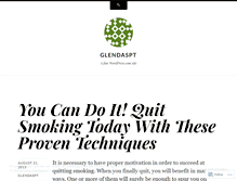 Tablet Screenshot of glendaspt.wordpress.com