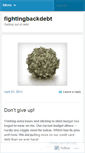 Mobile Screenshot of fightingbackdebt.wordpress.com