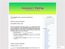 Tablet Screenshot of casiscee.wordpress.com