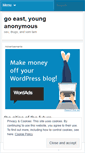 Mobile Screenshot of goeastyounganonymous.wordpress.com