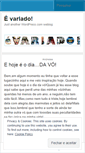 Mobile Screenshot of evariado.wordpress.com