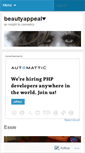 Mobile Screenshot of beautyappeal.wordpress.com