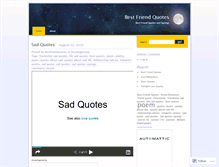 Tablet Screenshot of bestfriendquotes.wordpress.com