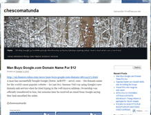 Tablet Screenshot of chescomatunda.wordpress.com