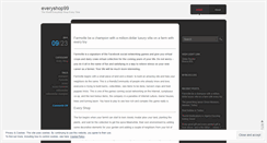 Desktop Screenshot of everyshop99.wordpress.com