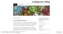 Desktop Screenshot of lydiapoore.wordpress.com