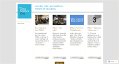 Desktop Screenshot of datascienceday.wordpress.com