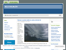 Tablet Screenshot of nilsholmlov.wordpress.com