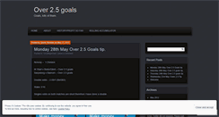 Desktop Screenshot of over2point5goals.wordpress.com