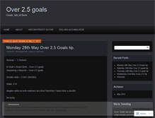 Tablet Screenshot of over2point5goals.wordpress.com