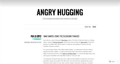 Desktop Screenshot of angryhugging.wordpress.com