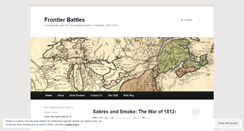 Desktop Screenshot of frontierbattles.wordpress.com