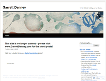 Tablet Screenshot of garrettdenney.wordpress.com