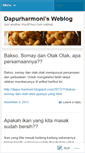 Mobile Screenshot of dapurharmoni.wordpress.com