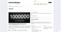 Desktop Screenshot of commonkenyan.wordpress.com