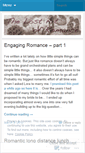 Mobile Screenshot of lostartofromance.wordpress.com