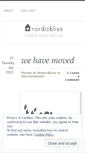 Mobile Screenshot of nordicbliss.wordpress.com