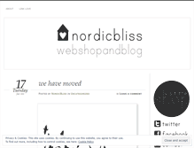 Tablet Screenshot of nordicbliss.wordpress.com