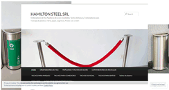 Desktop Screenshot of hamiltonsteelsrl.wordpress.com